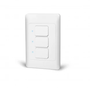 Espelho ZigBee Push com 3 Interruptores KS-Z813 